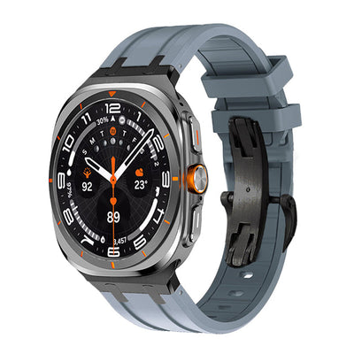 NEW AP Thick Silicone Band With Titanium Adapter For Samsung