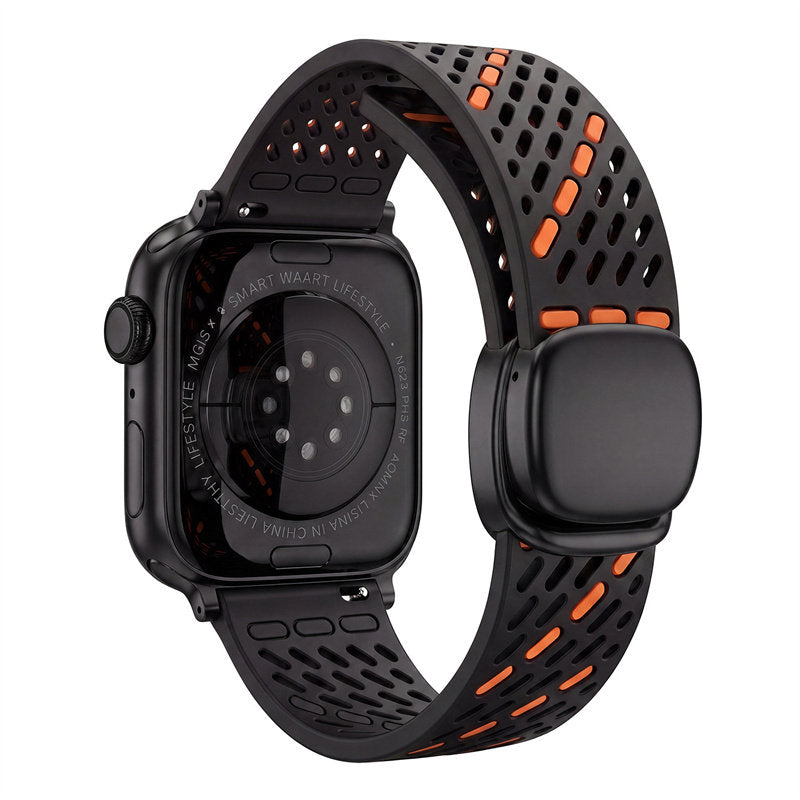 Breathable Magnetic Silicone Band for Apple Watch