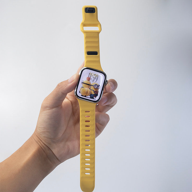 Asymmetric Ridge Design Sport Band For Apple Watch