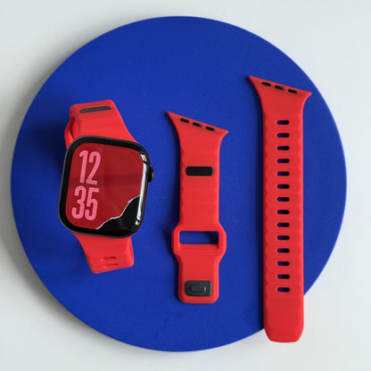 Asymmetric Ridge Design Sport Band For Apple Watch