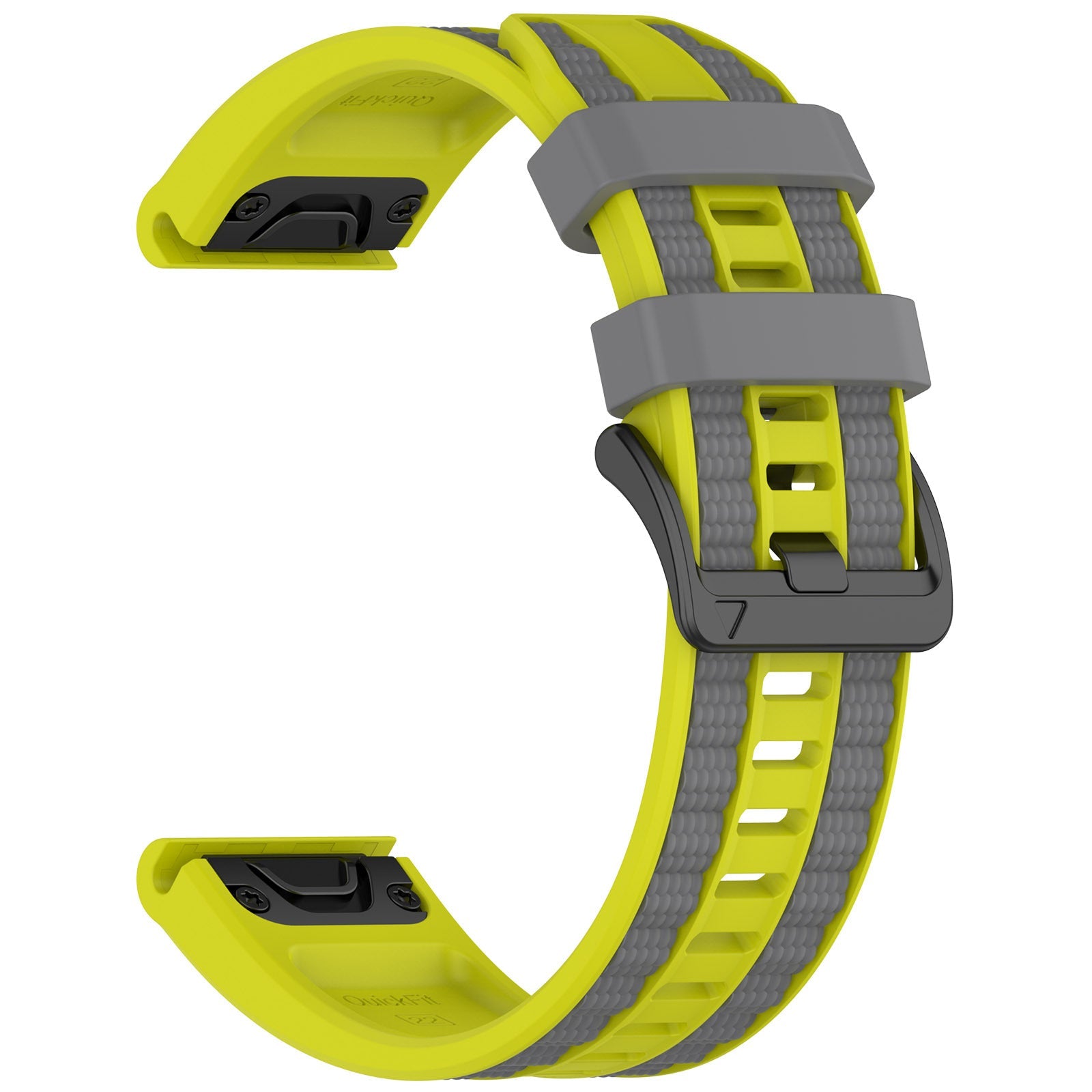 Two-tone Textured Silicone Watch Strap For Garmin