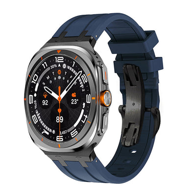 NEW AP Thick Silicone Band With Titanium Adapter For Samsung