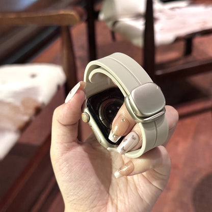 Sports Silicone Magnetic Buckle For Apple Watch