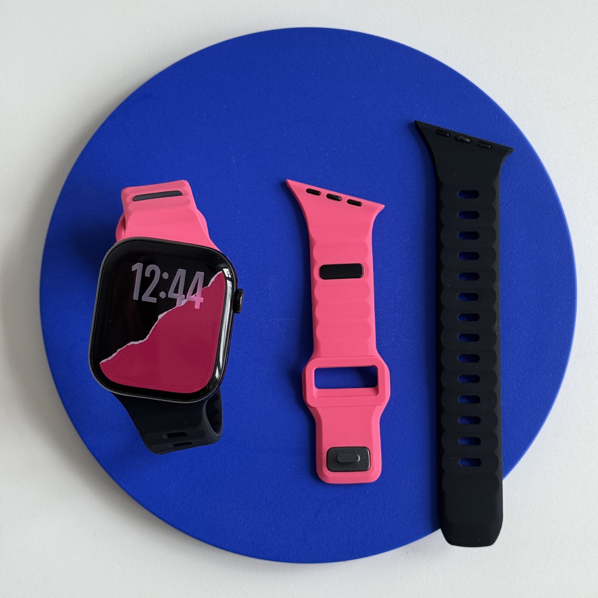 Asymmetric Ridge Design Sport Band For Apple Watch