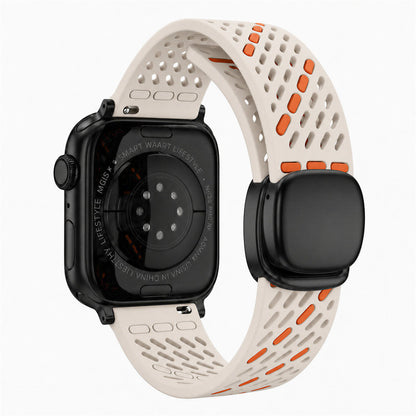 Breathable Magnetic Silicone Band for Apple Watch