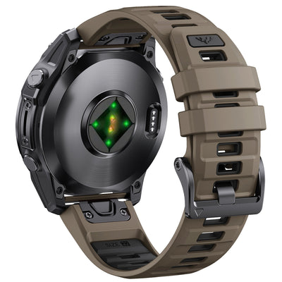 Two Tone Silicone Strap Fit For Garmin