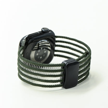 Fish Silk Mesh Breathable Magnetic Soft Strap For Apple Watch