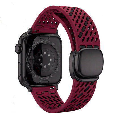 Breathable Magnetic Silicone Band for Apple Watch