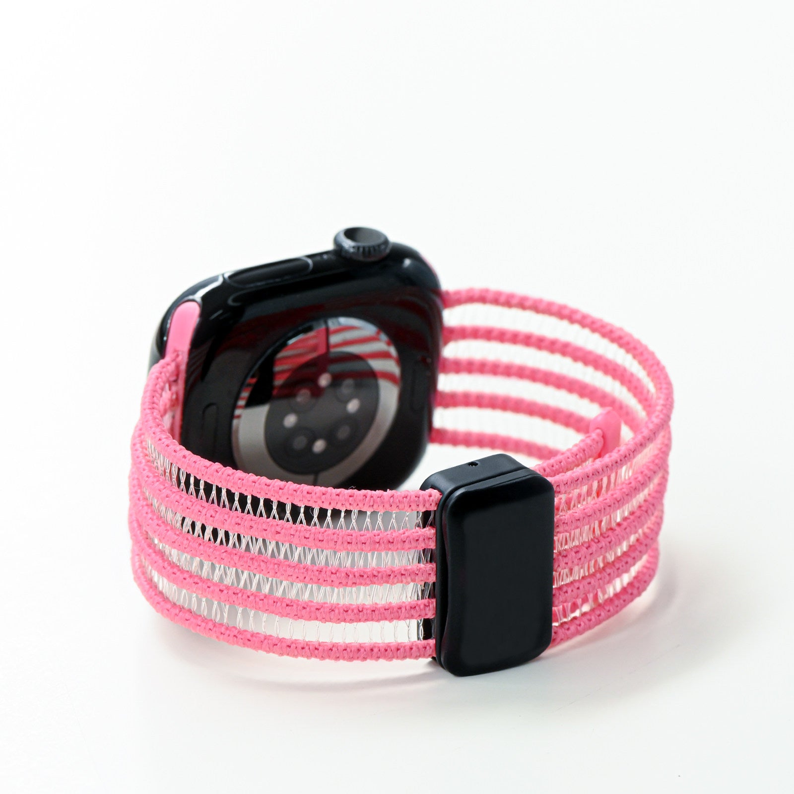 Fish Silk Mesh Breathable Magnetic Soft Strap For Apple Watch
