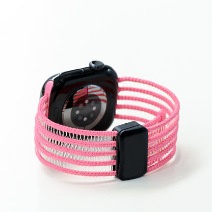 Fish Silk Mesh Breathable Magnetic Soft Strap For Apple Watch