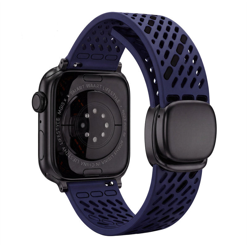 Breathable Magnetic Silicone Band for Apple Watch