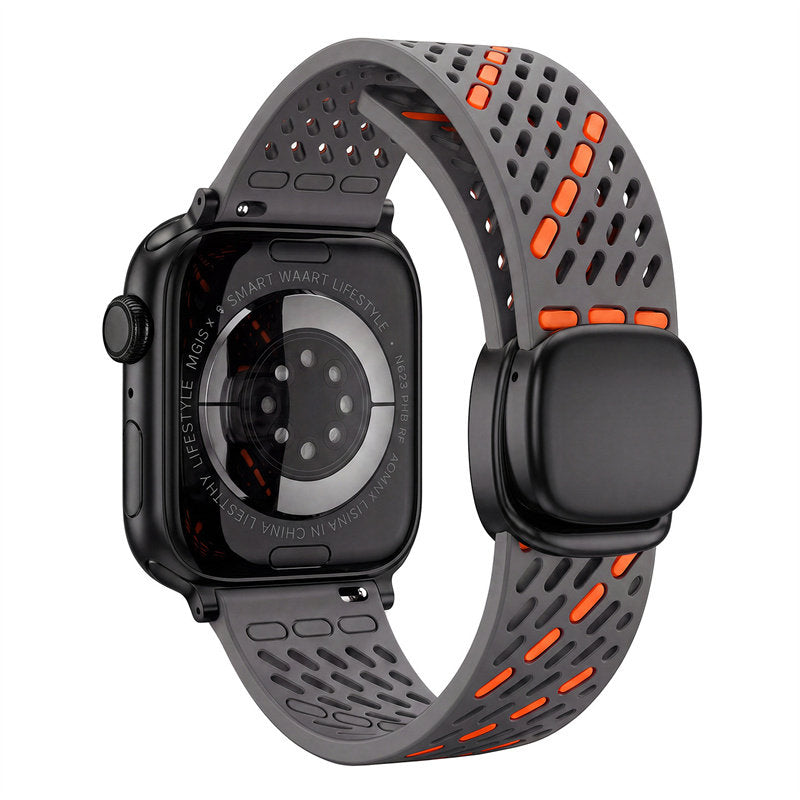 Breathable Magnetic Silicone Band for Apple Watch