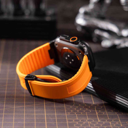 Ribbed Silicone Band For Apple Watch