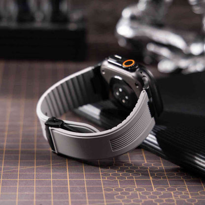Ribbed Silicone Band For Apple Watch