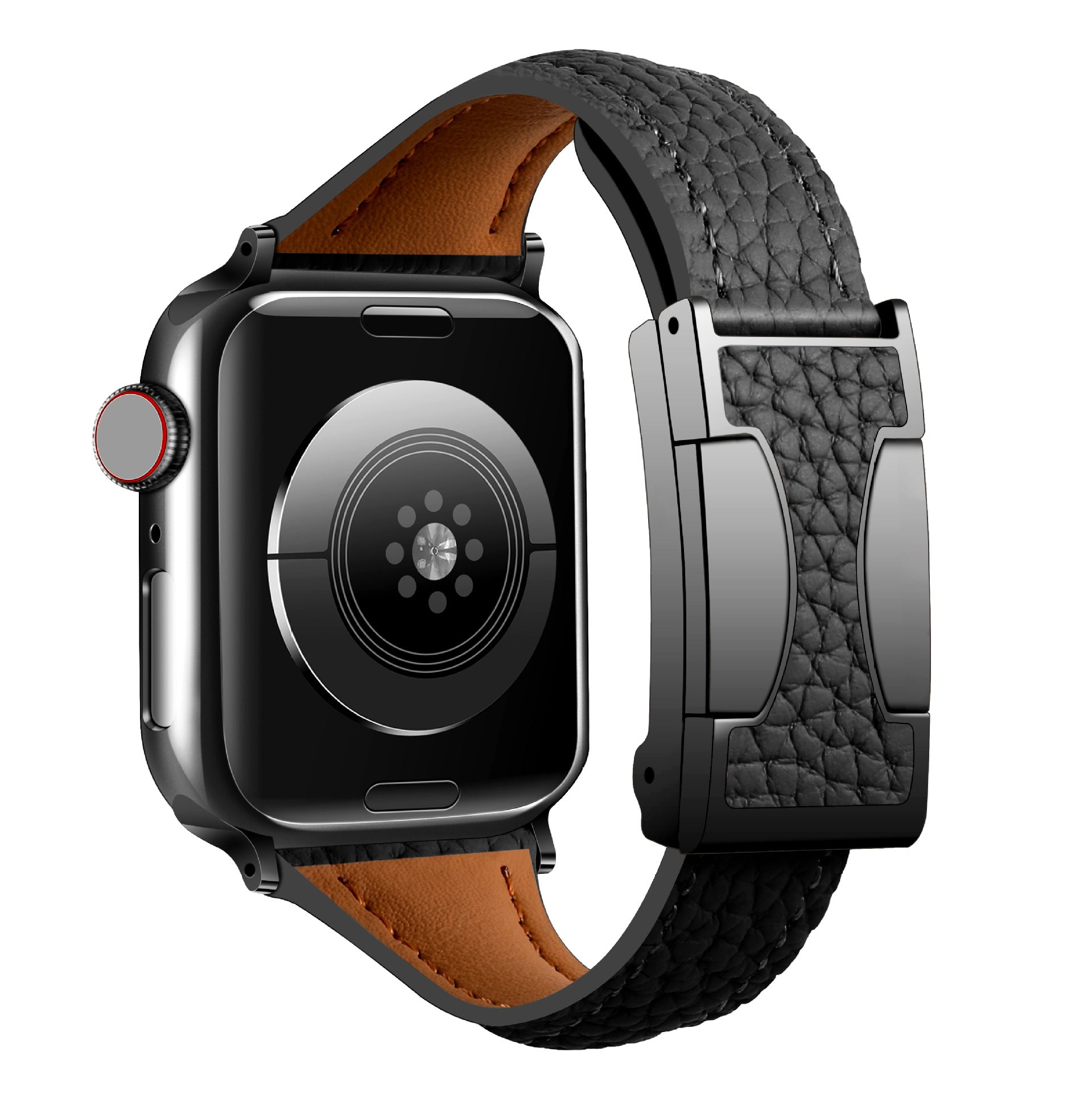 Leather Magnetic Buckle Strap for Apple Watch