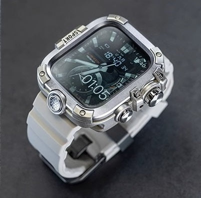 Metal Tempered Glass Case for Apple Watch