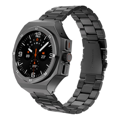 Zinc Alloy Case with Metal Band for Samsung Galaxy Watch Ultra/Ultra2 47mm