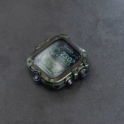 Metal Tempered Glass Case for Apple Watch