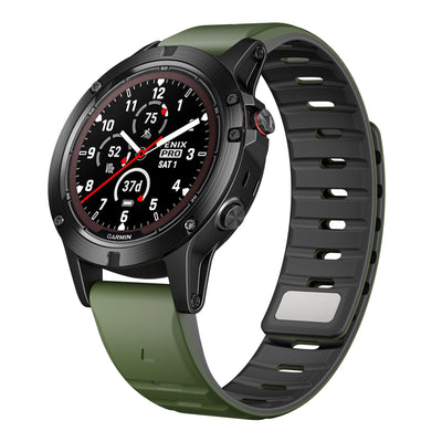 Sport Silicone Strap for Garmin Fenix 8 7X 7 5X 5 6