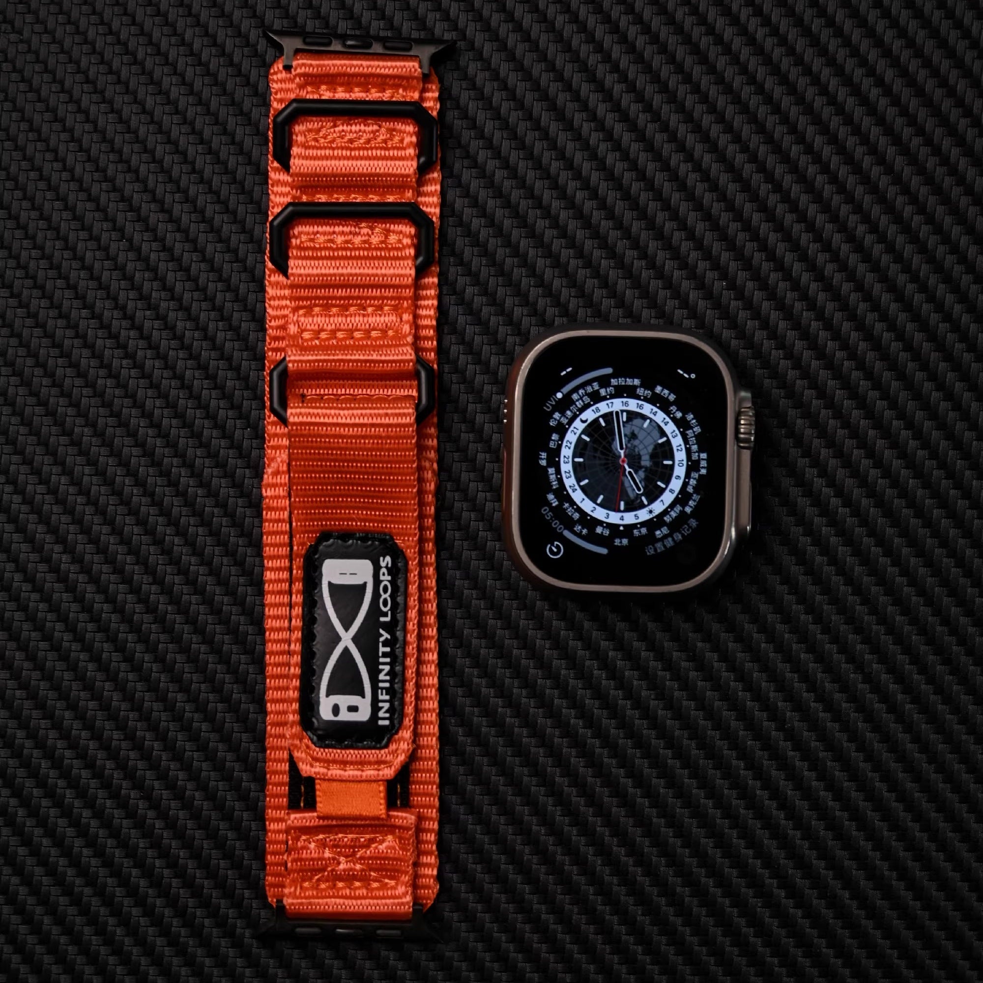 Nylon Loop Band Strap For Apple Watch