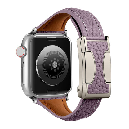 Leather Magnetic Buckle Strap for Apple Watch