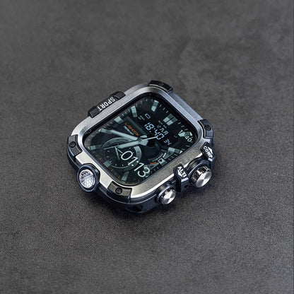 Metal Tempered Glass Case for Apple Watch