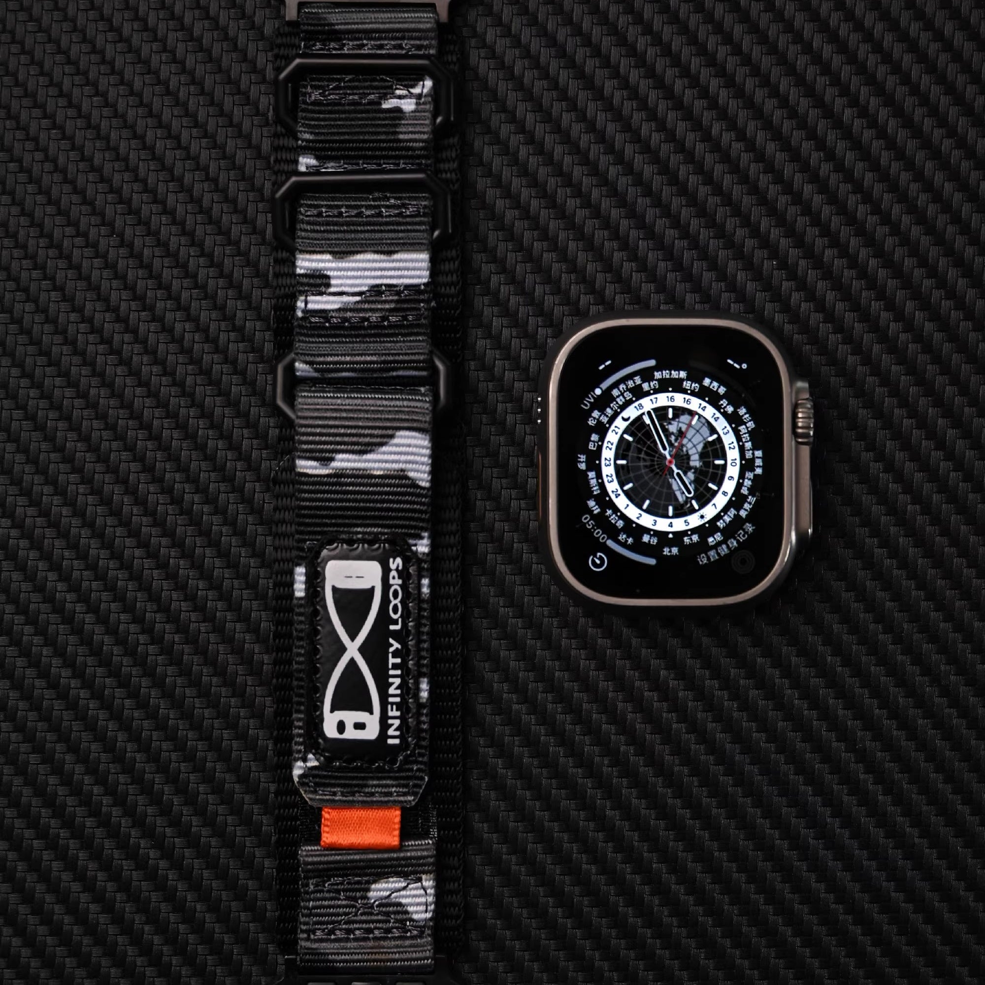 Nylon Loop Band Strap For Apple Watch