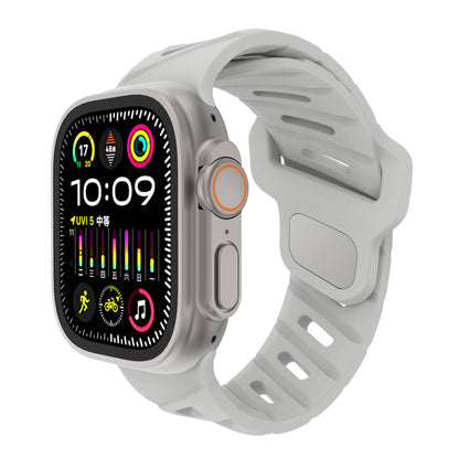 Asymmetric Oblique Hole Silicone Watch Strap for Apple Watch