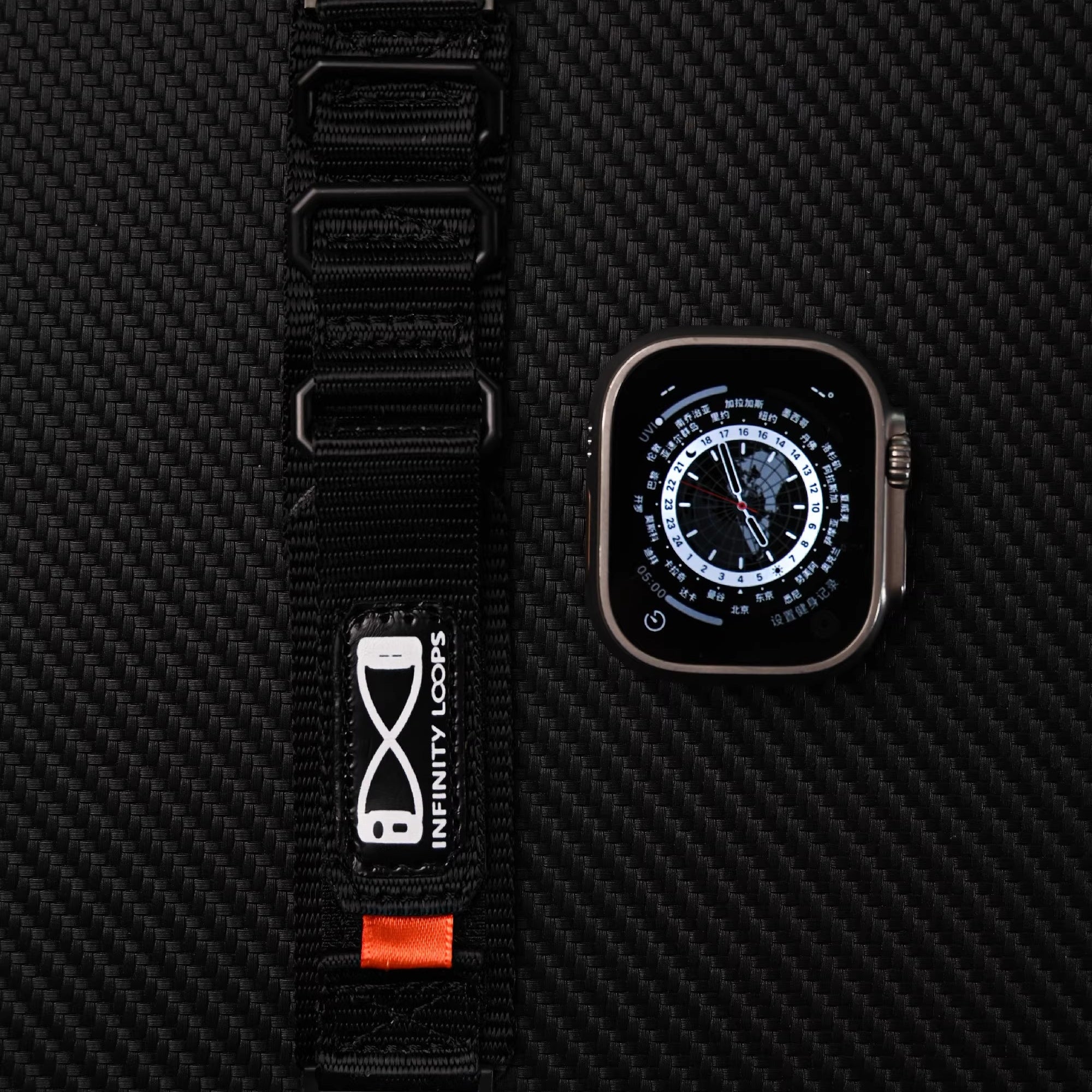 Nylon Loop Band Strap For Apple Watch