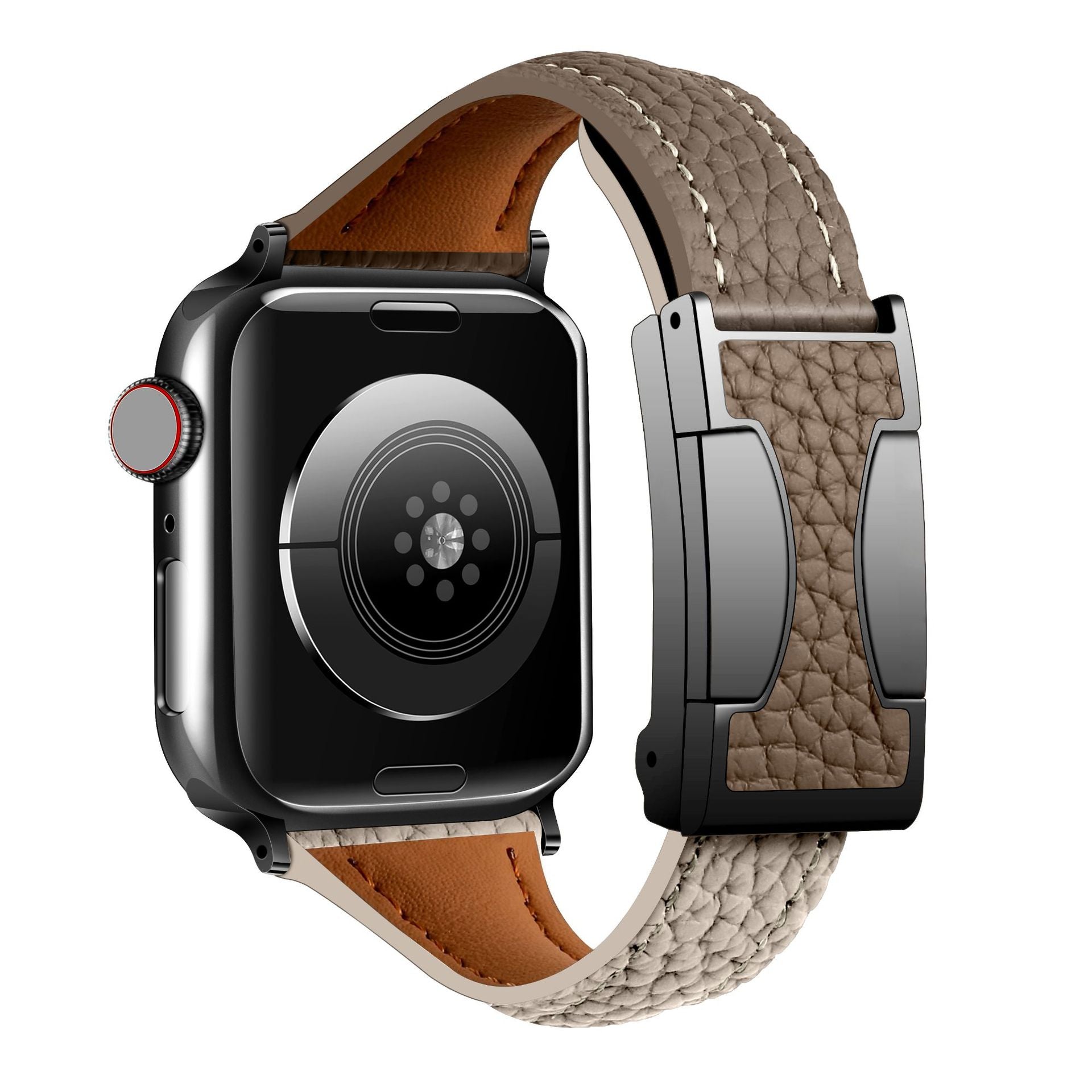 Leather Magnetic Buckle Strap for Apple Watch