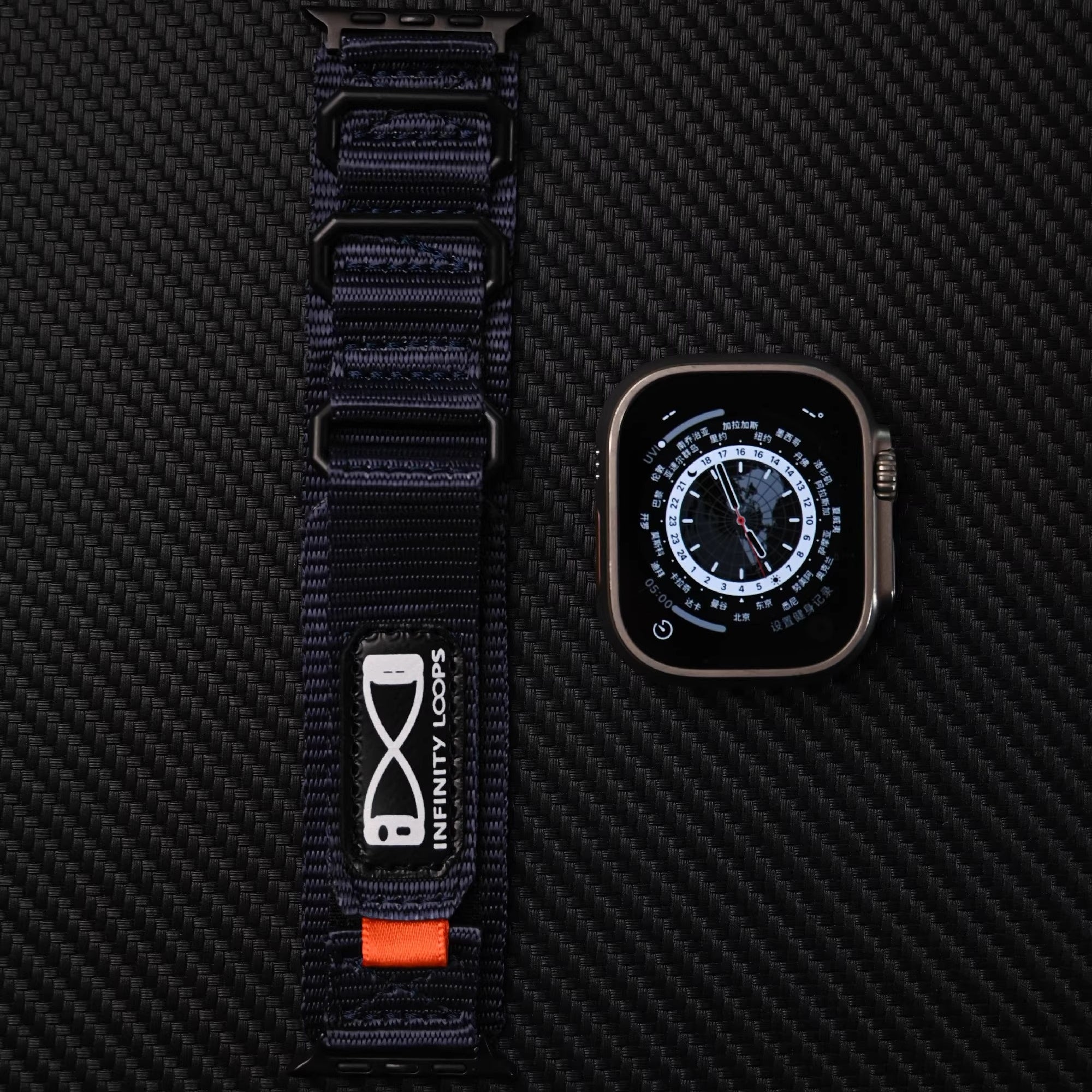 Nylon Loop Band Strap For Apple Watch