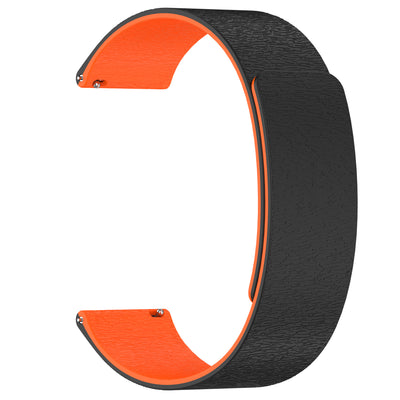 Lychee Magnetic Silicone Band For Samsung Galaxy Watch Ultra 7/7 6 4 5 Pro