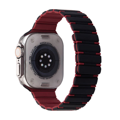 Two-color Magnetic Silicone Strap For Apple Watch