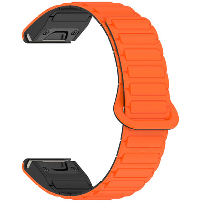 Silicone Magnetic Loop Band For Garmin Fenix 8 5X 6 Pro 6X 7 7X