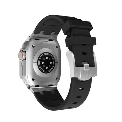 Metal Head Silicone Band For Apple Watch