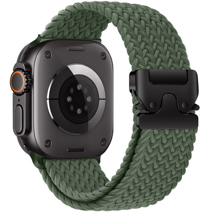 Elastic nylon parachute buckle watch strap suitable for all Apple series