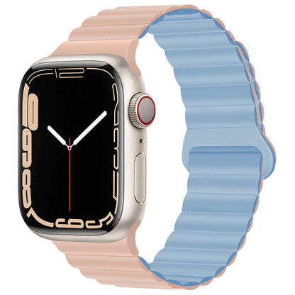 Magnetic silicone strap for Apple Watch