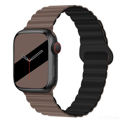 Magnetic silicone strap for Apple Watch