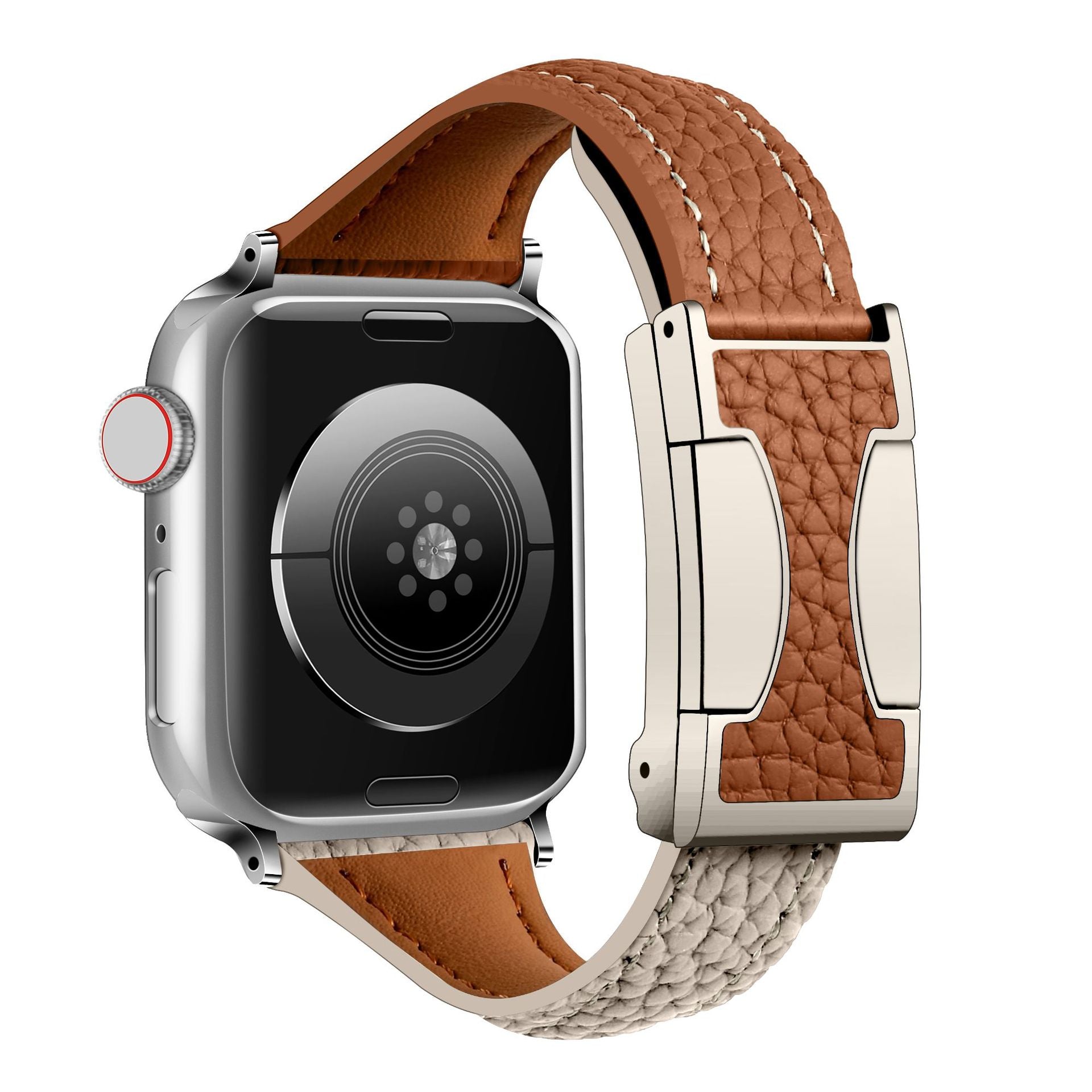 Leather Magnetic Buckle Strap for Apple Watch