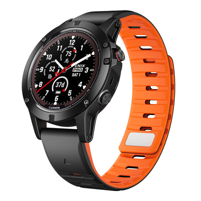 Sport Silicone Strap for Garmin Fenix 8 7X 7 5X 5 6