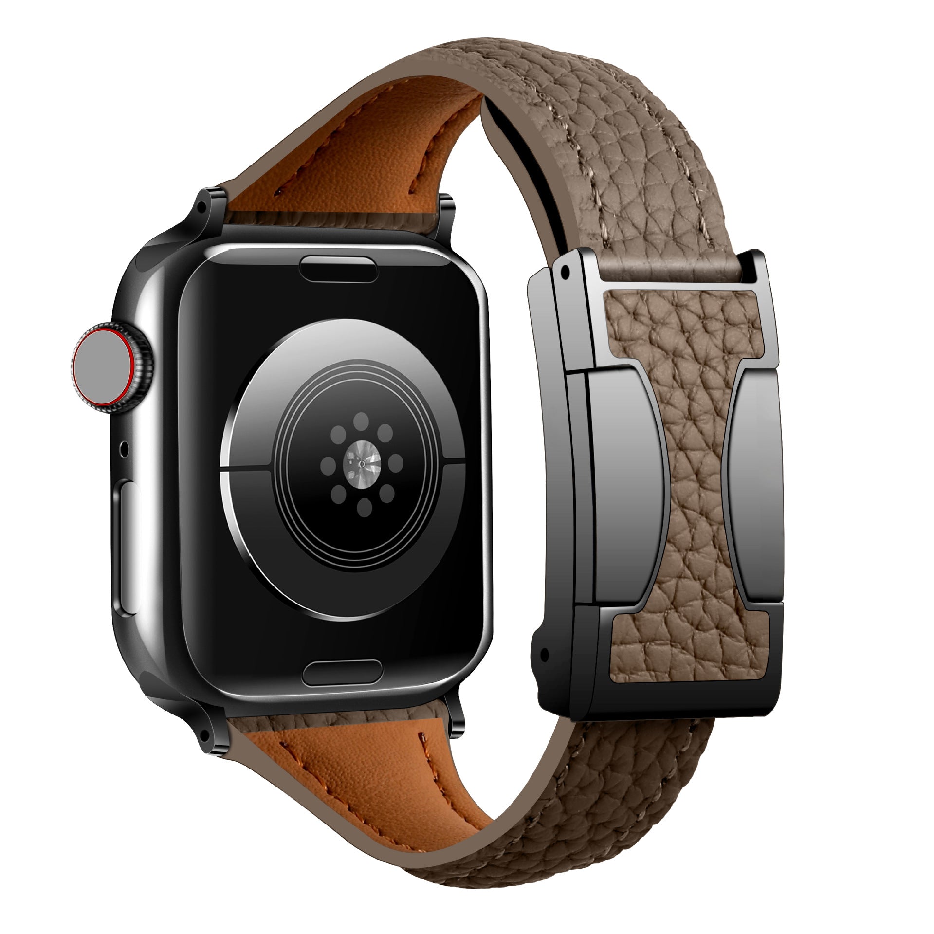 Leather Magnetic Buckle Strap for Apple Watch