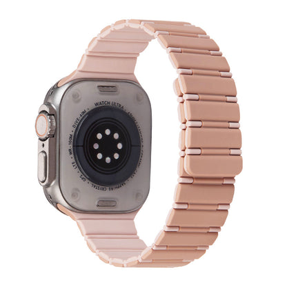 Two-color Magnetic Silicone Strap For Apple Watch