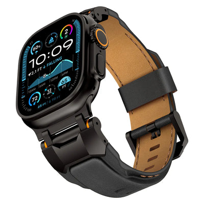 Airfoil Wings Leather Apple Watch Band