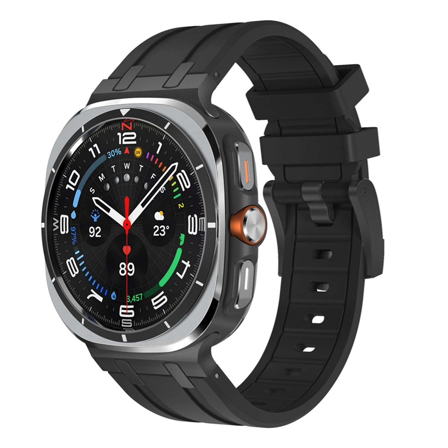 Luxury AP Mod Silicone Band For Samsung Watch Ultra