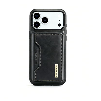 2-in-1 Magnetic Wallet iPhone Case – Detachable Leather Card Holder