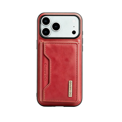 2-in-1 Magnetic Wallet iPhone Case – Detachable Leather Card Holder