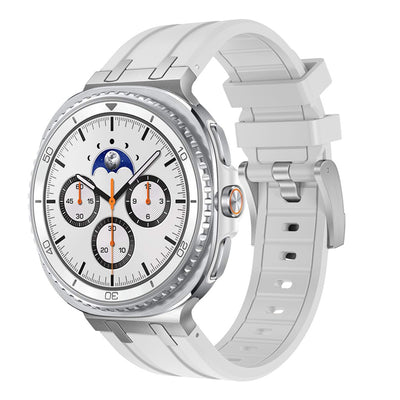 NEW AP Thick Silicone Band With Titanium Adapter For Samsung