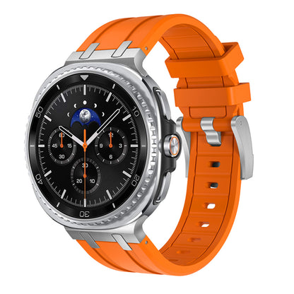 NEW AP Thick Silicone Band With Titanium Adapter For Samsung