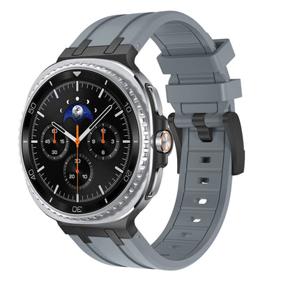 NEW AP Thick Silicone Band With Titanium Adapter For Samsung