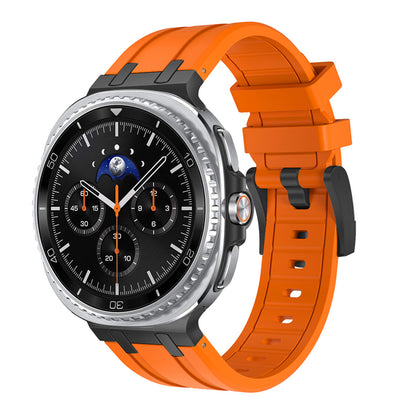 NEW AP Thick Silicone Band With Titanium Adapter For Samsung